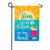 Sun & Sand Appliqued Garden Flag