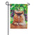Wine Time Suede Double Sided Garden Flag