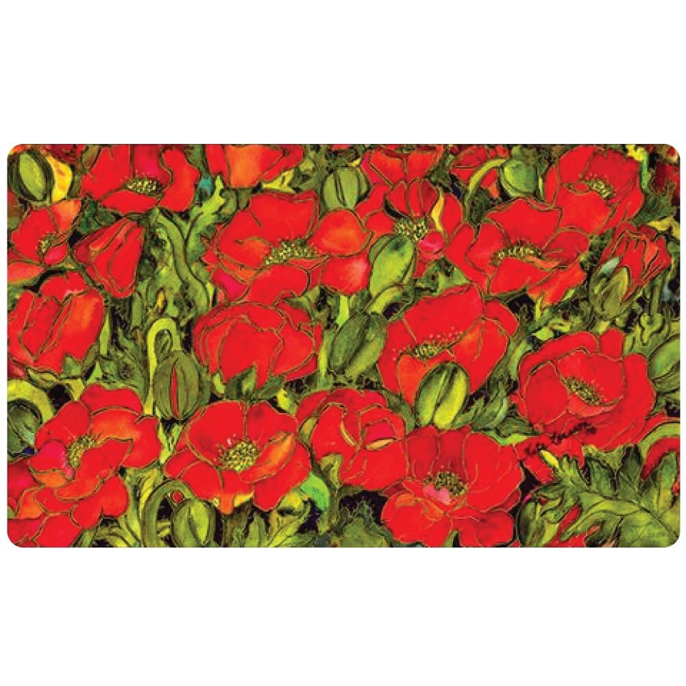 Red Poppies Doormat