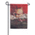 Candy Cane Kitten Suede Double Sided Garden Flag