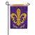 Fleur De Lis Appliqued Garden Flag