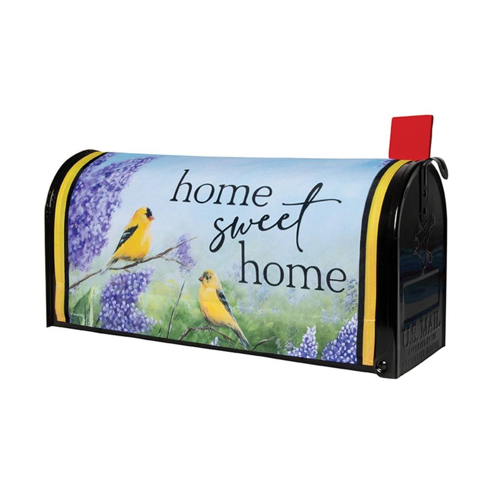 Garden Goldfinch Mailbox Cover