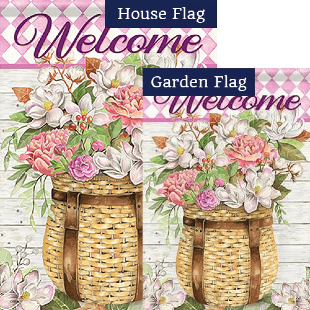 Adirondack Basket Double Sided Flags Set (2 Pieces)