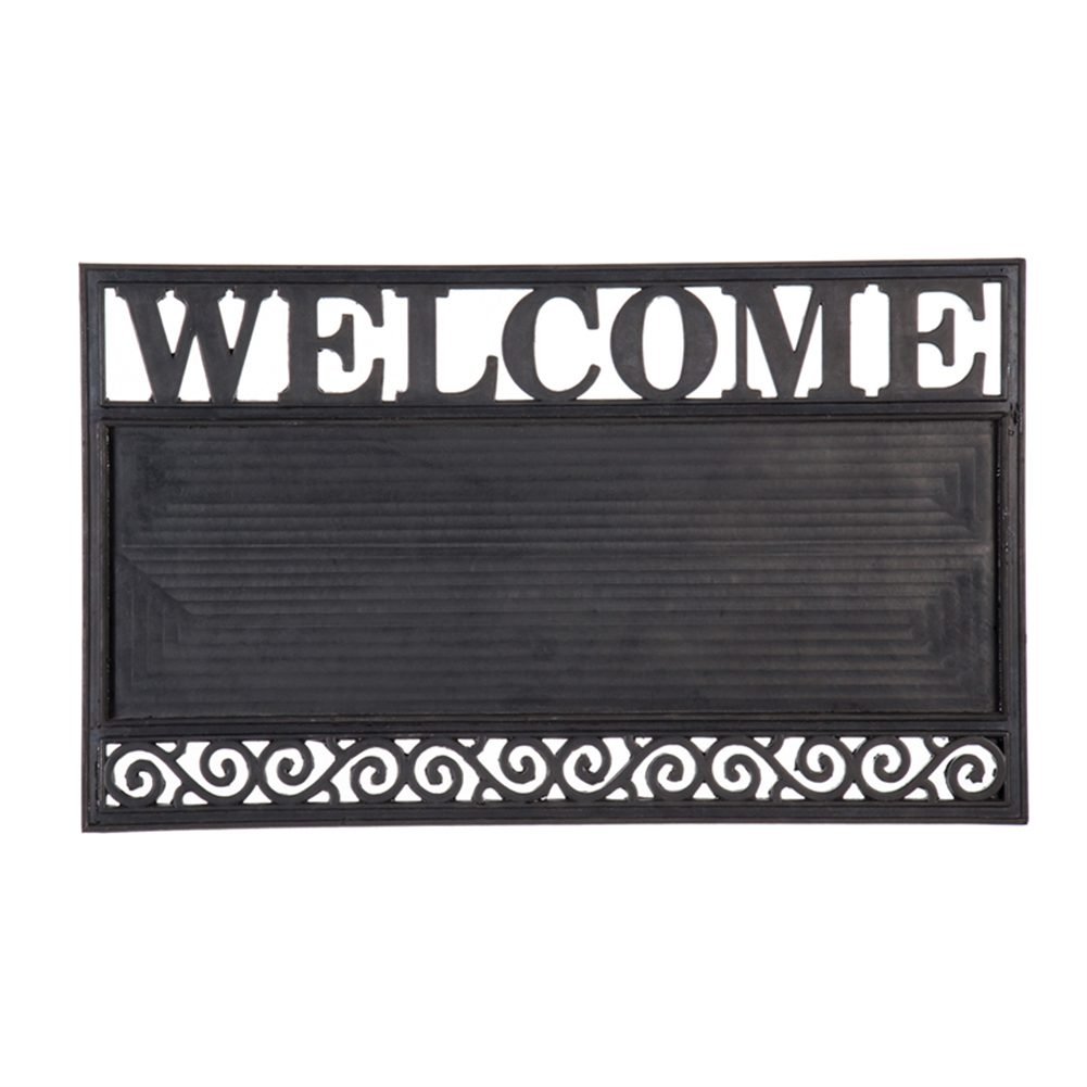 Welcome Scroll Kensington Coir Switch Mat Tray