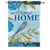 Hydrangea Bluebird Double Sided House Flag