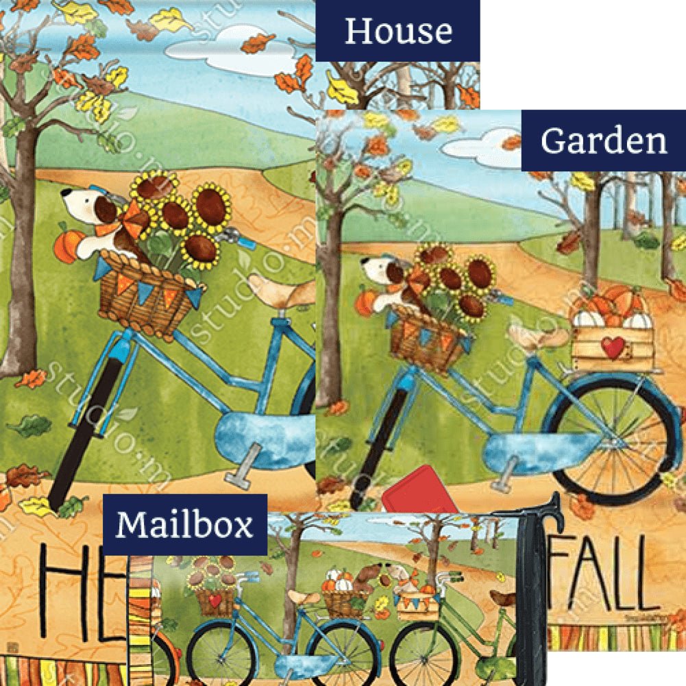 Autumn Bike Ride Yard Makeover Set (3 Pieces)