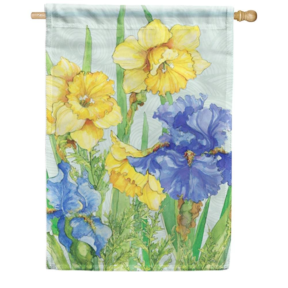 Daffodils and Irises House Flag