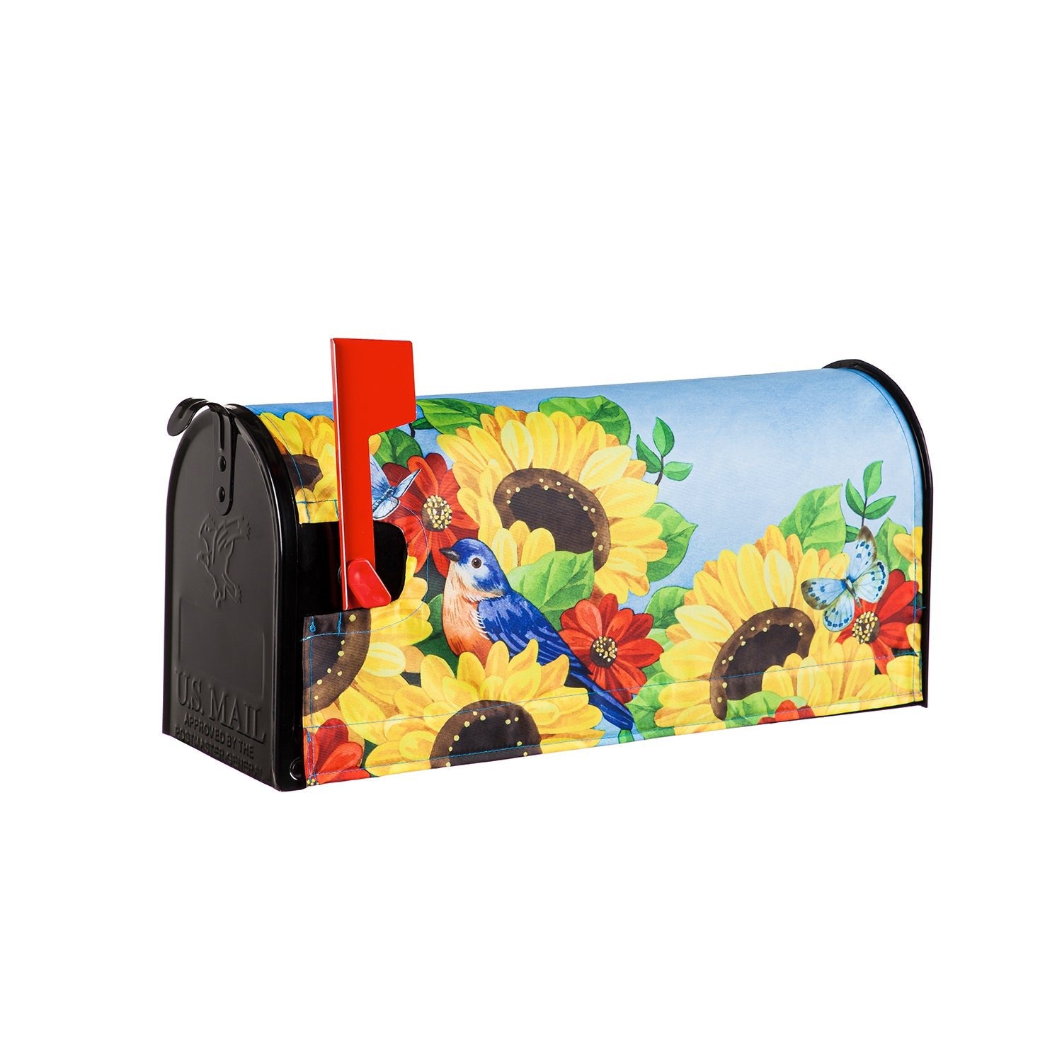 Stars and Stripes Watering Can Mailbox Cover