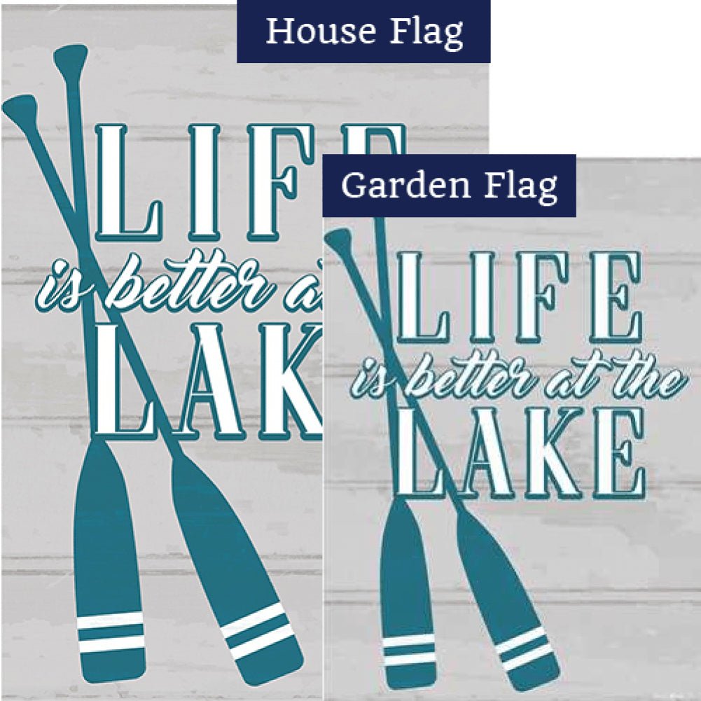 Life at the Lake Flags Set (2 Pieces)