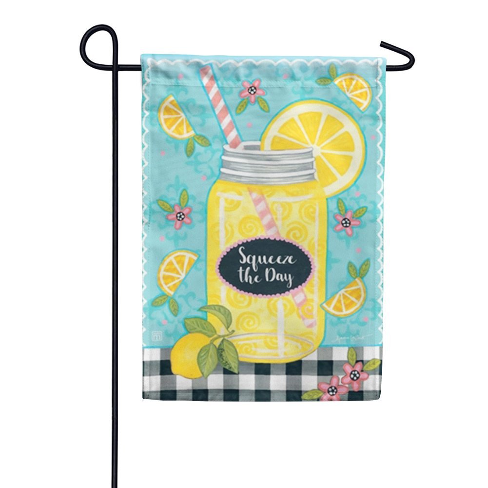 Squeeze the Day Garden Flag