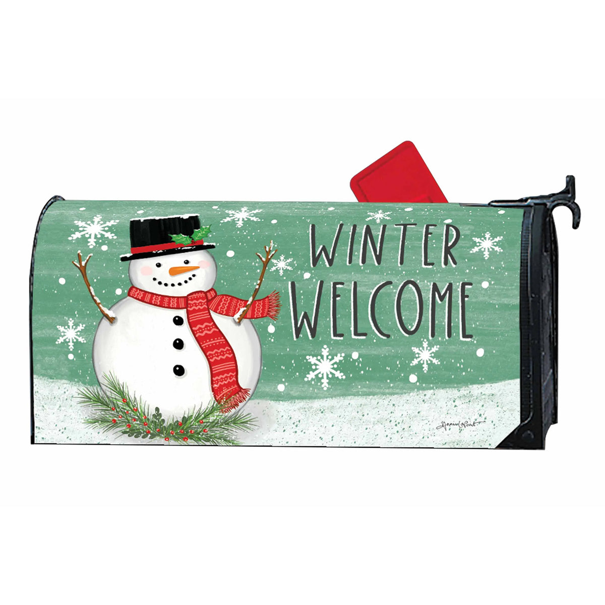 Winter Welcome Mailwrap