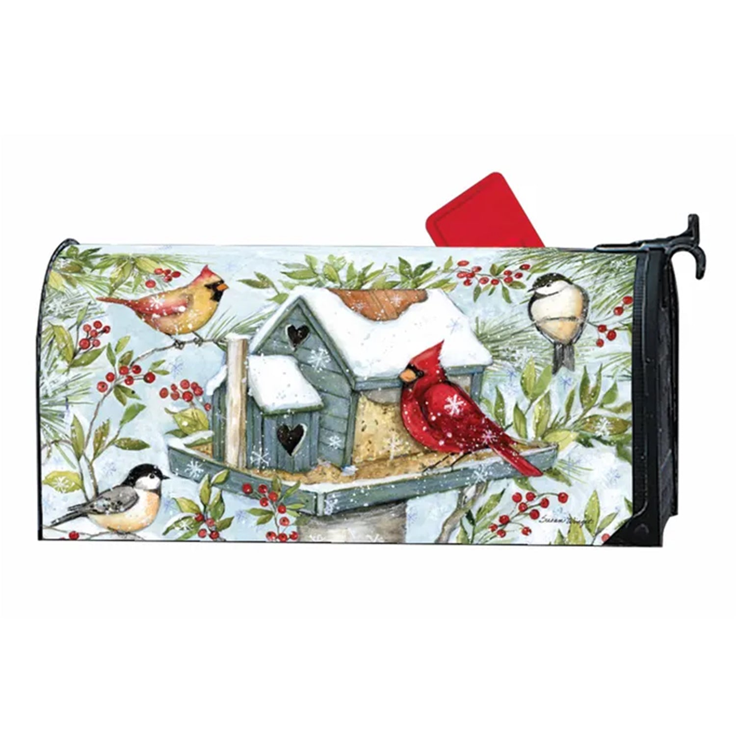 Magnet Works Winter Birdhouse Mailwrap