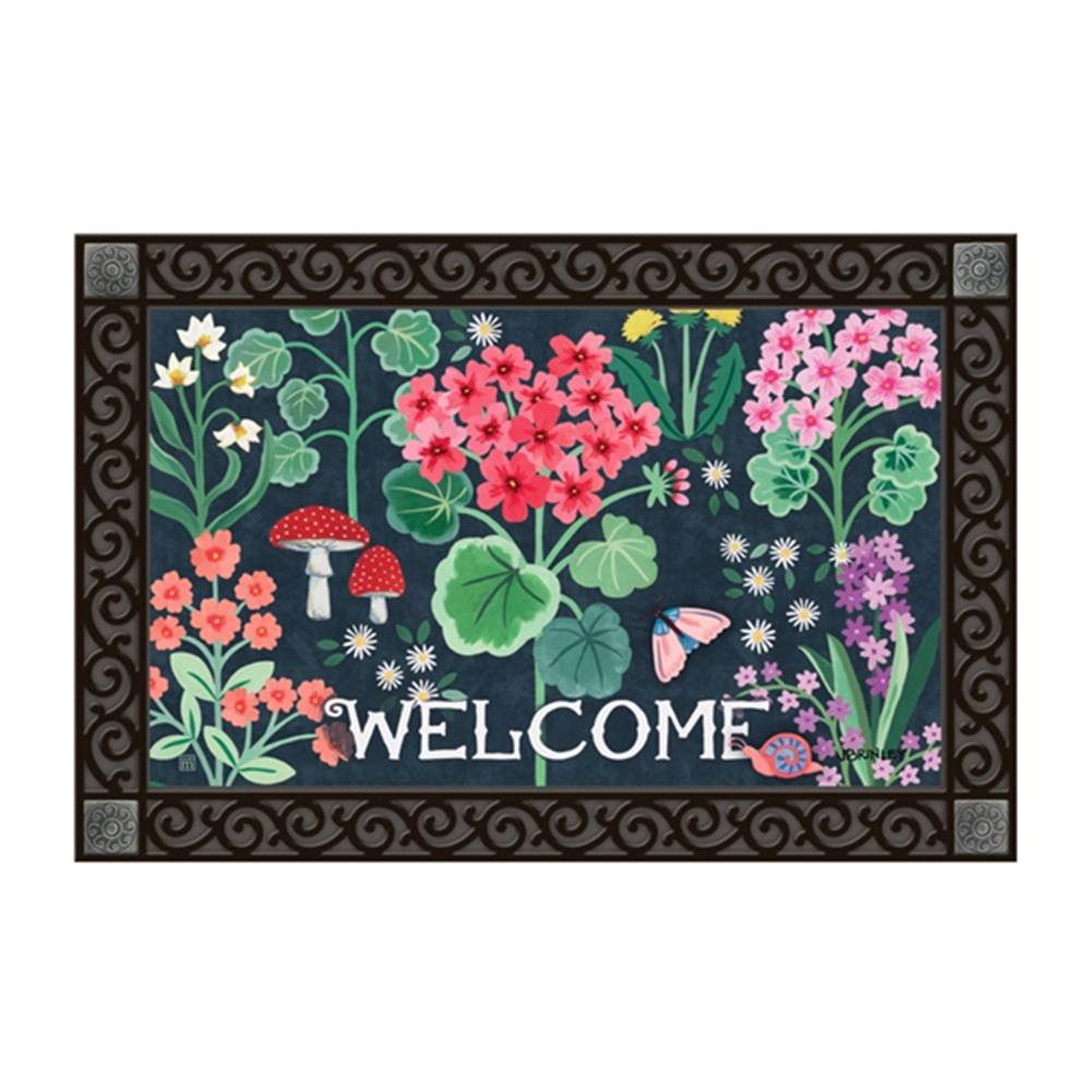 Geranium Welcome Florals MatMate