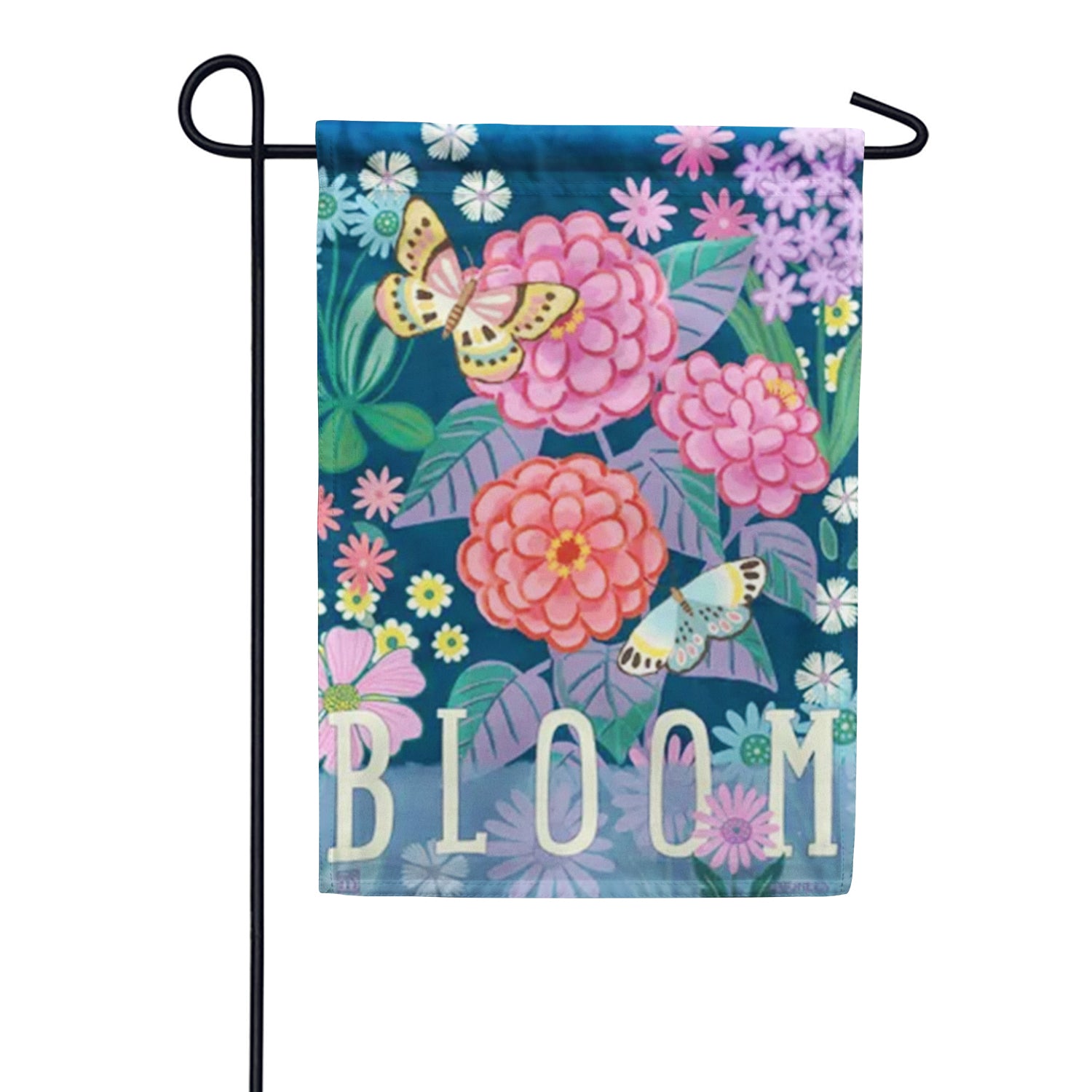 Zinnia Summer Garden Flag