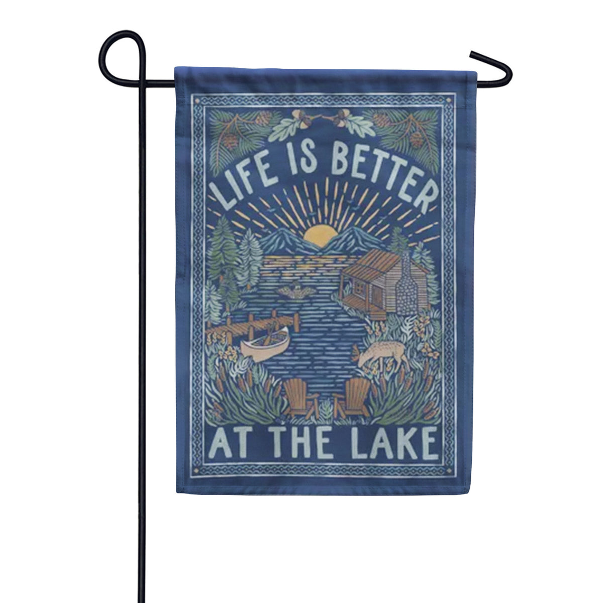 Better at the Lake Garden Flag