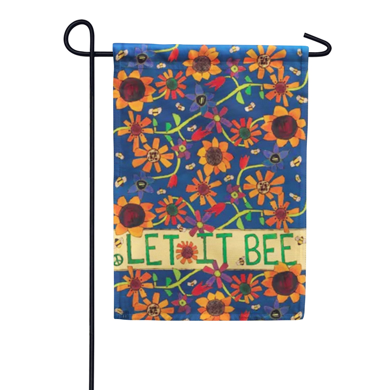 Let It Bee Garden Flag