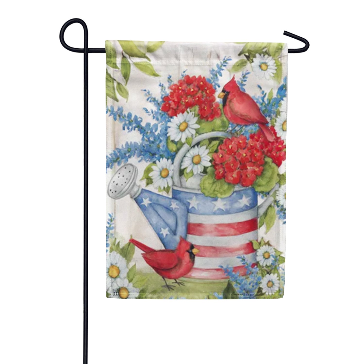 Magnet Works Stars and Stripes Watering Can Garden Flag