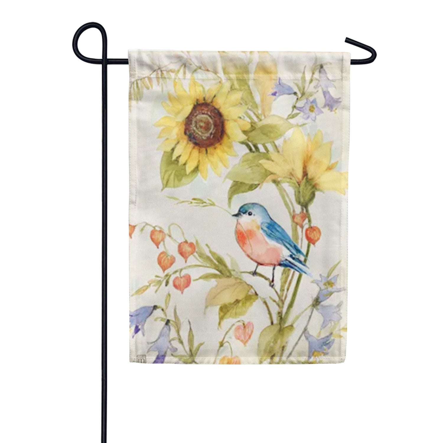 Bee Spring Bluebird Garden Flag