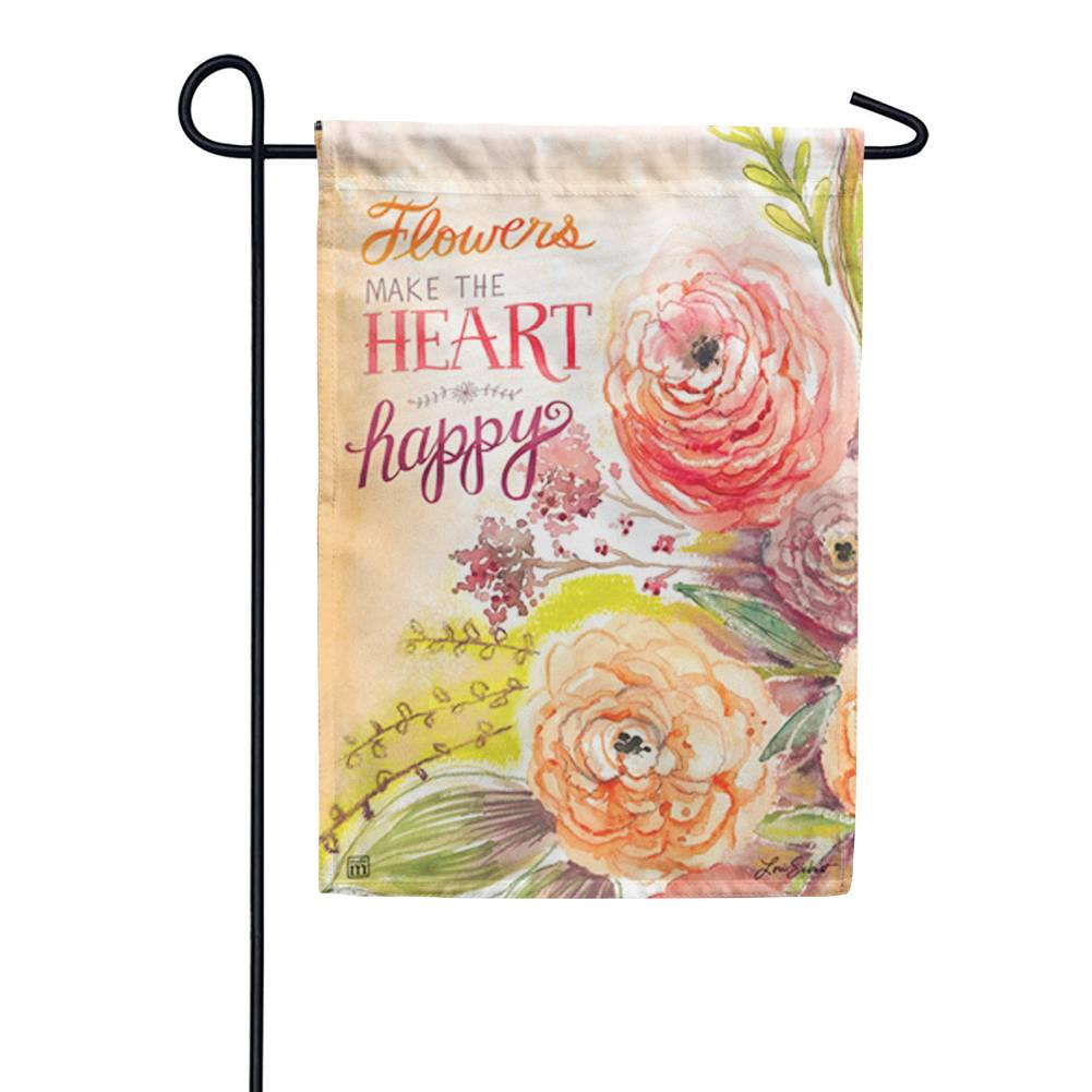 Fresh Flowers Garden Flag