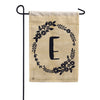 Rustic Monogram Garden Flag