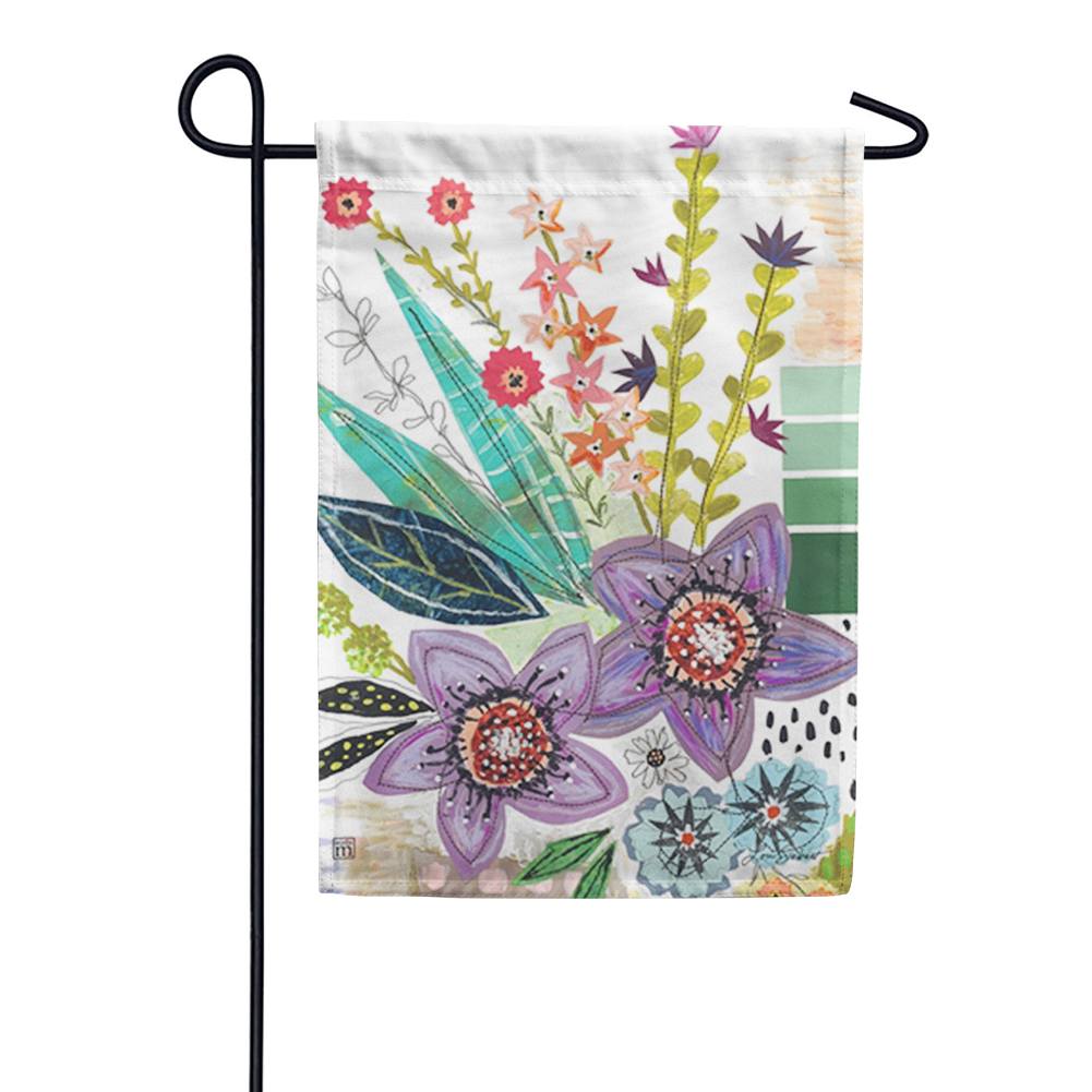 Spring Snippets Garden Flag