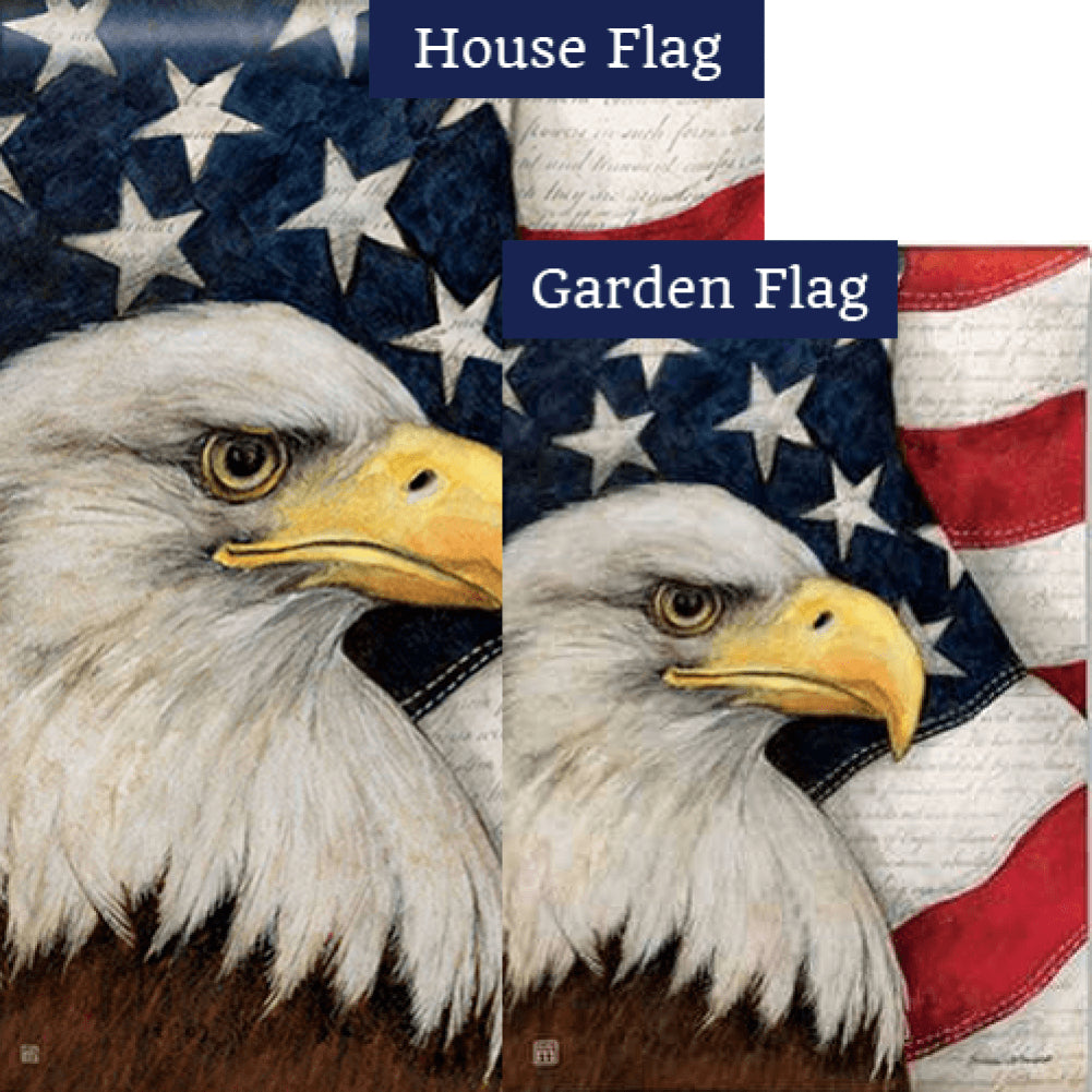 American Eagle Flags Set (2 Pieces)