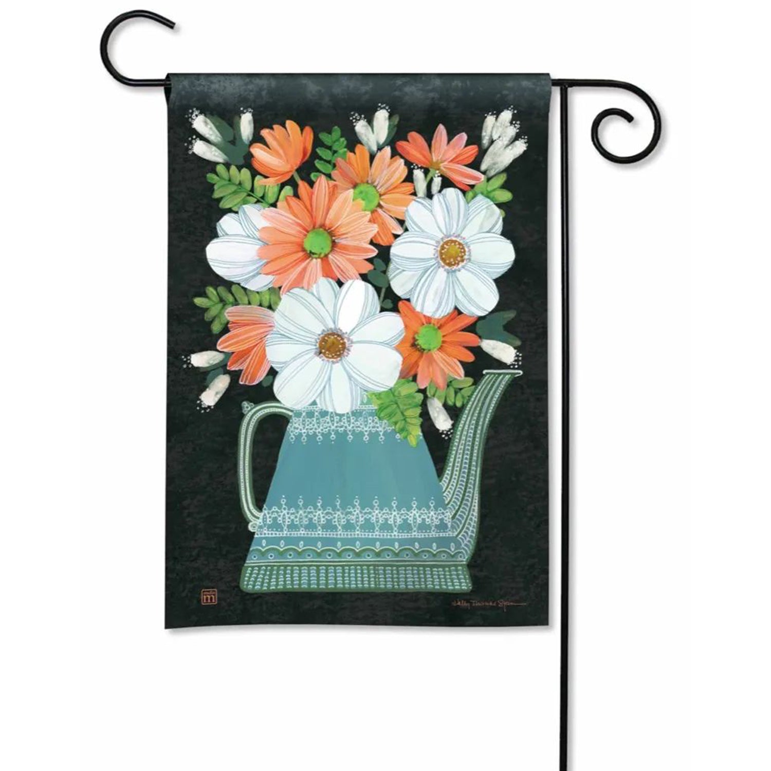 Lace and Tea Garden Flag