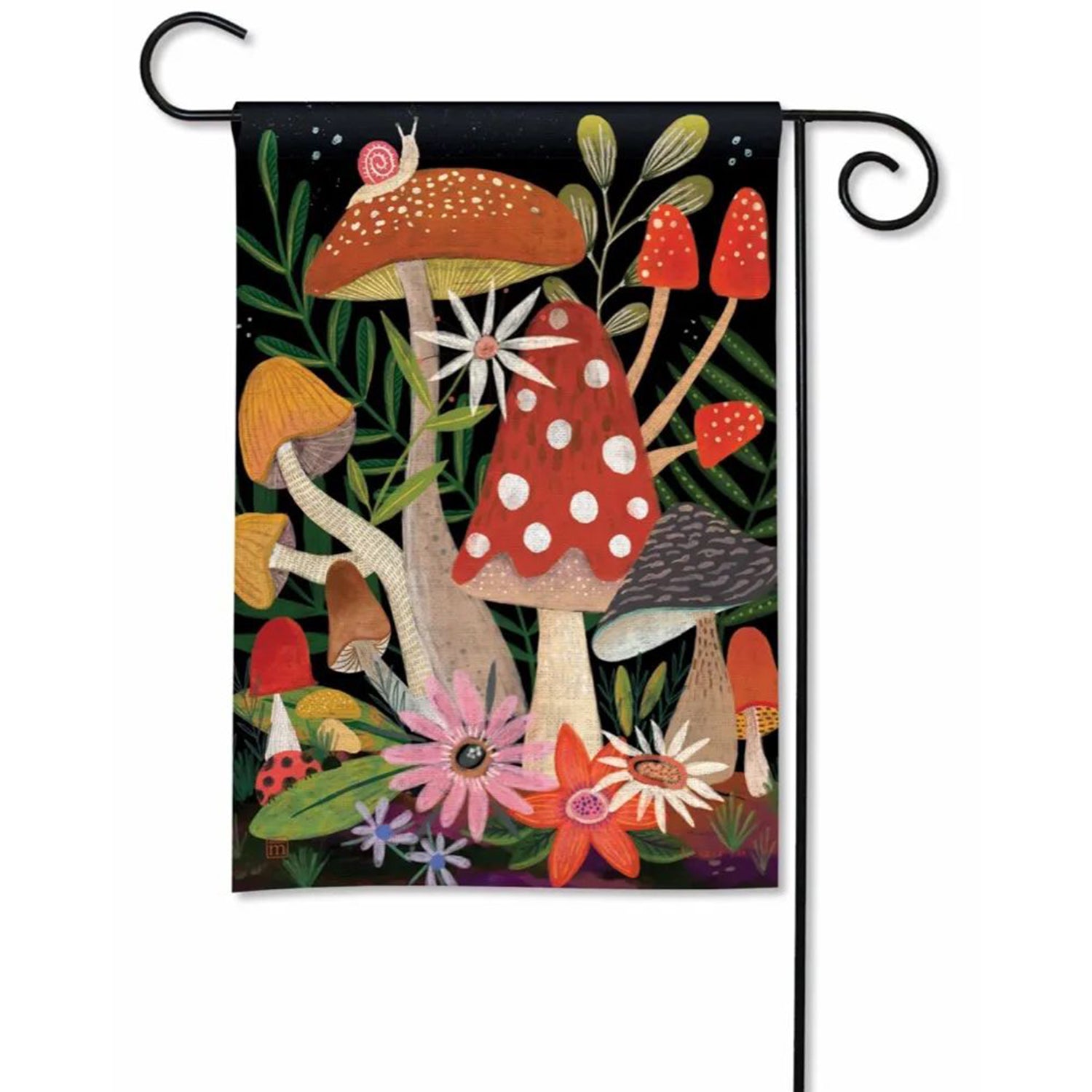 Mushroom Garden Garden Flag