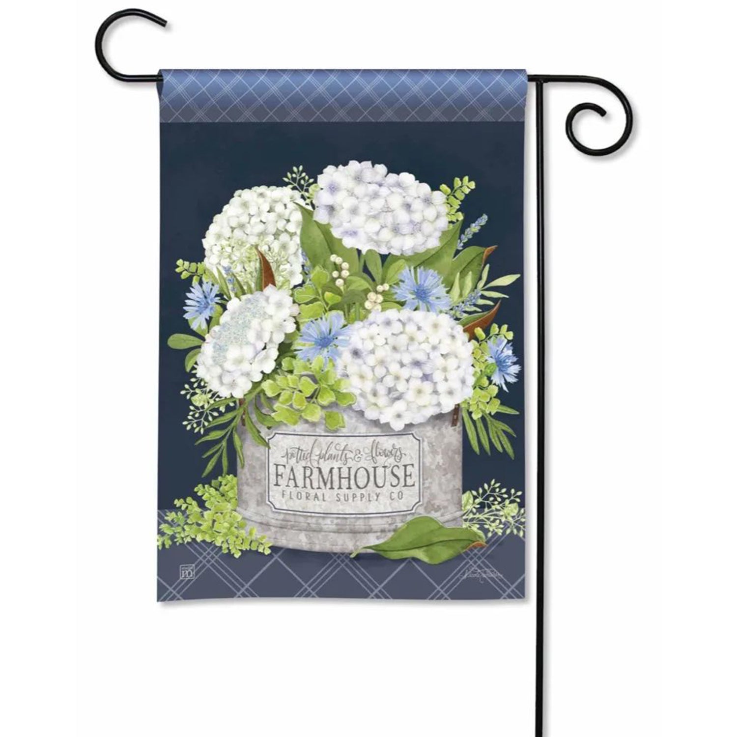 Farmhouse Flowers Garden Flag