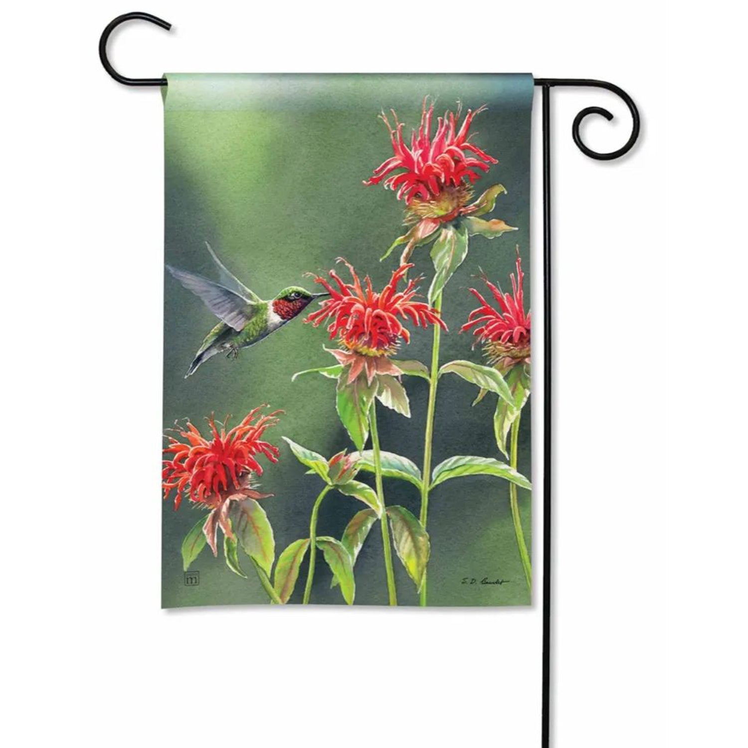 Hummingbird Flutter Garden Flag