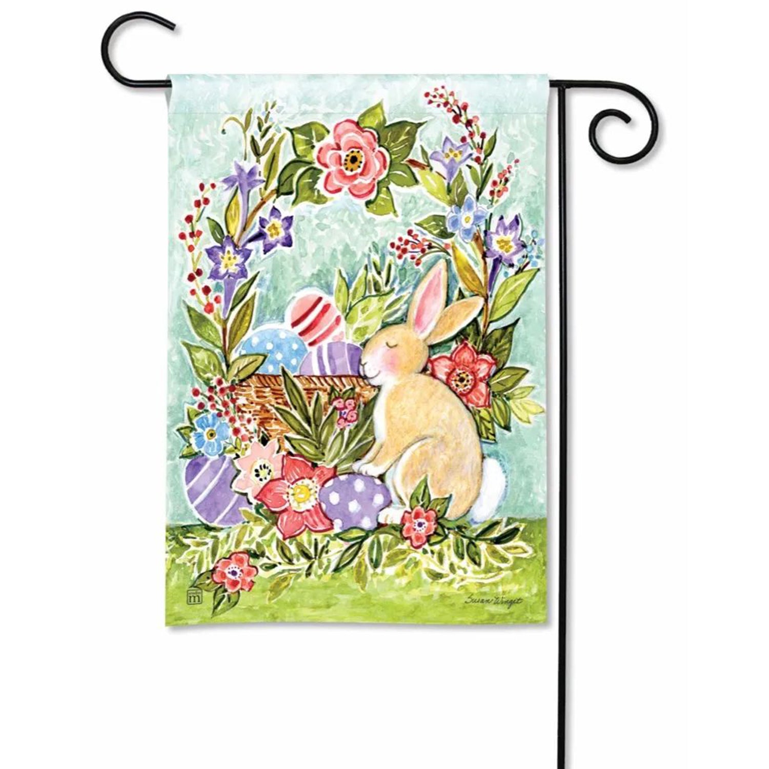 Joyful Easter Garden Flag