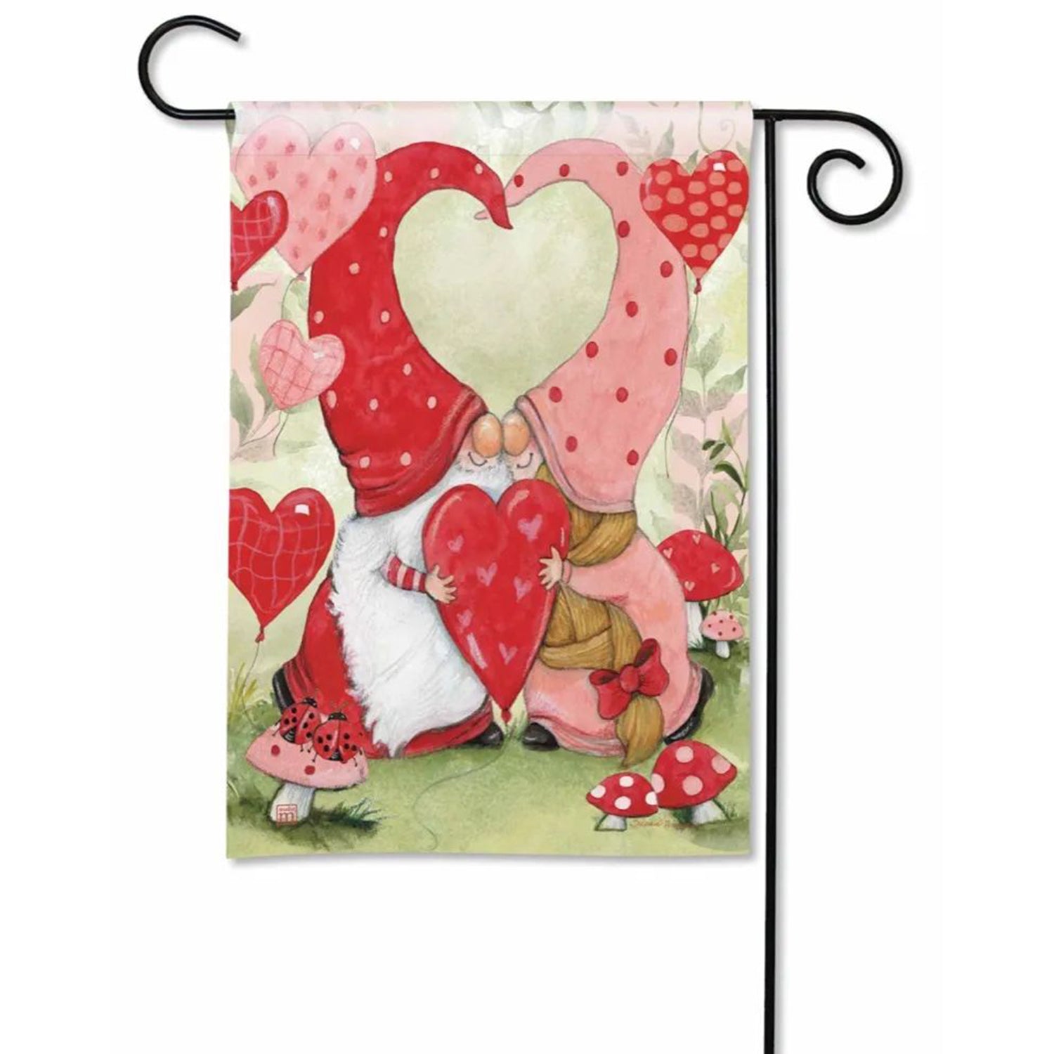 Love Gnomes Garden Flag