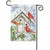 Cardinal Birdhouse Garden Flag