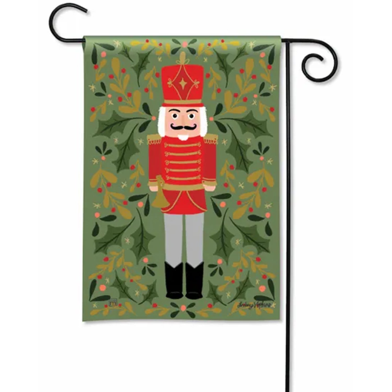 Magnet Works Nutcracker Garden Flag