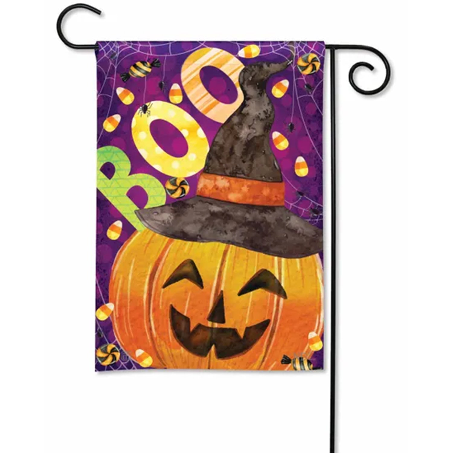 Boo Pumpkin Garden Flag