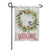 Chickadee Wreath Garden Flag