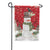 Woodsy Snowman Friend Garden Flag