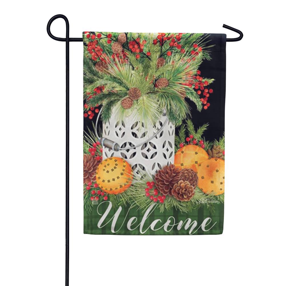 Spiced Oranges Garden Flag