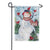 Snowman Cardinal Friends Garden Flag