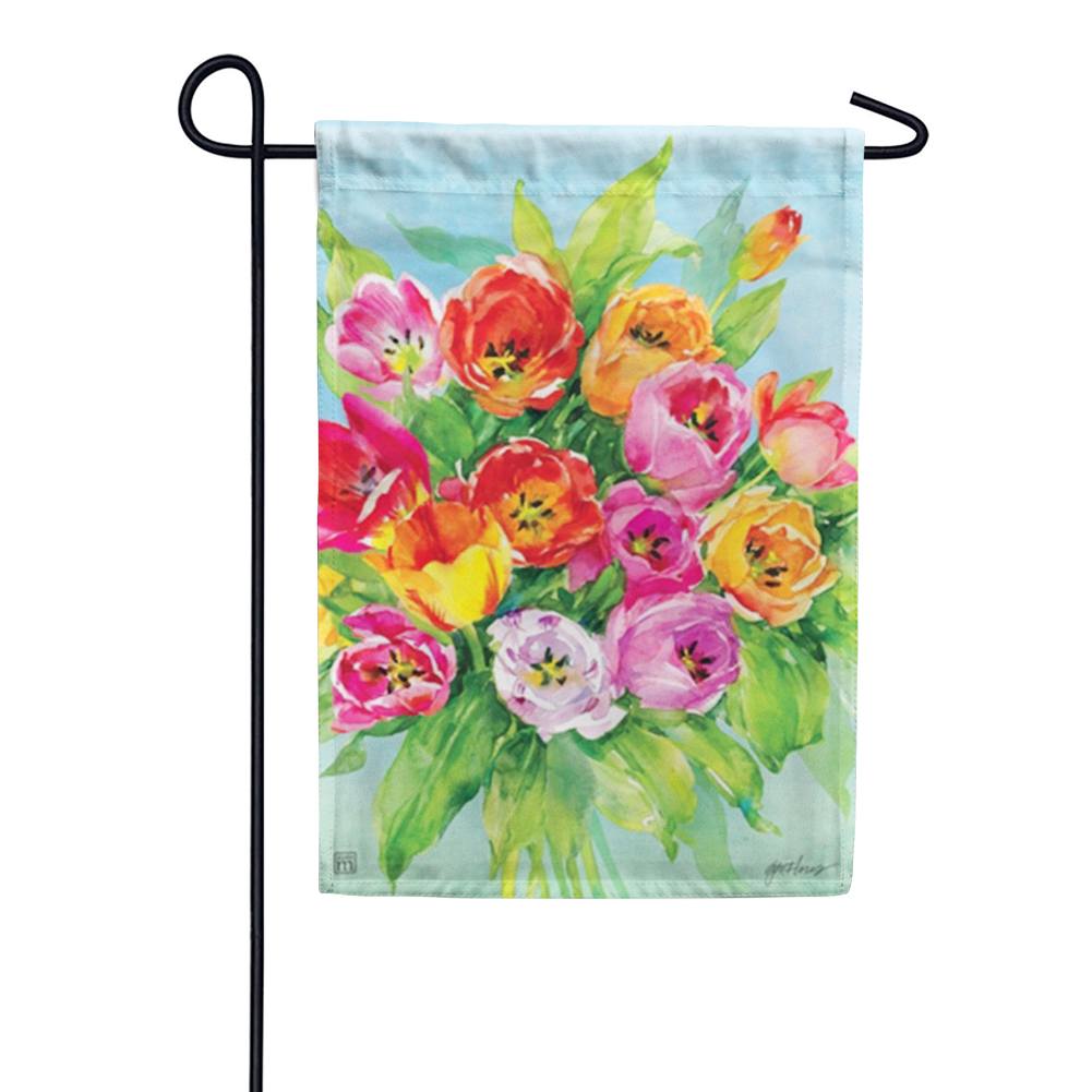 Tulips Garden Flag