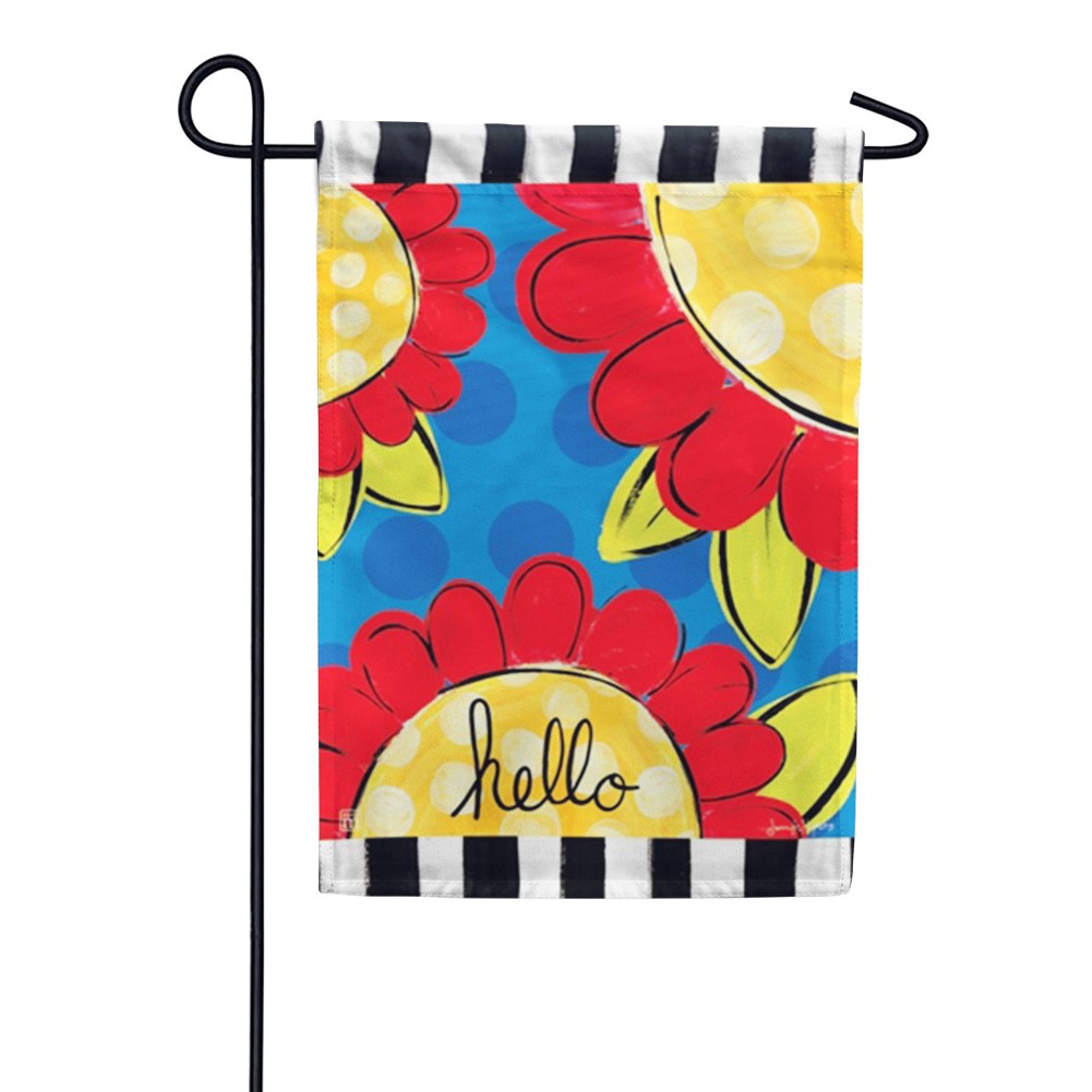 Pop of Flowers Garden Flag