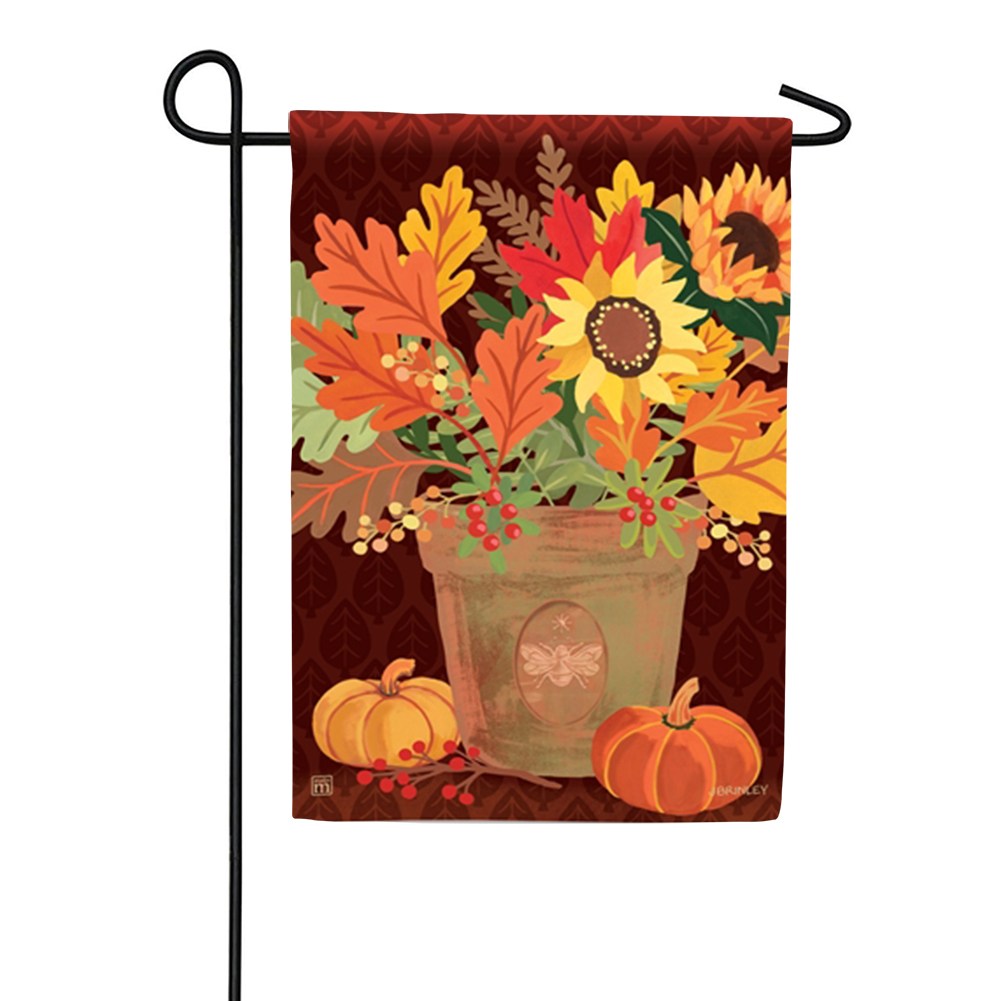 Harvest Terra Cotta Garden Flag