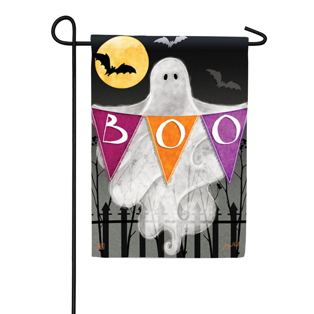 Halloween Ghost Garden Flag