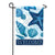 Blue Seashells Garden Flag