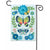 Spring Wings Floral Garden Flag