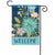 Floral Reflection Garden Flag