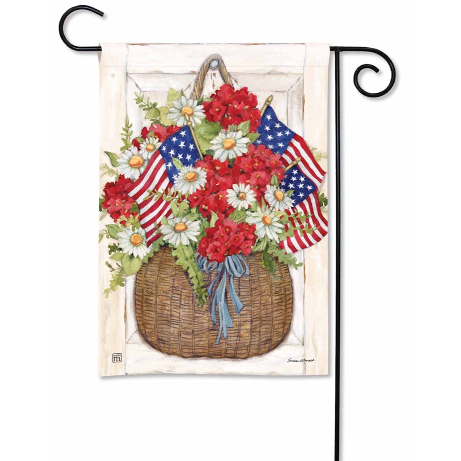 American Flags Garden Flag