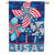 Patriotic Pinwheels House Flag