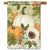 Farmhouse Fall House Flag