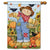 Garden Scarecrow House Flag